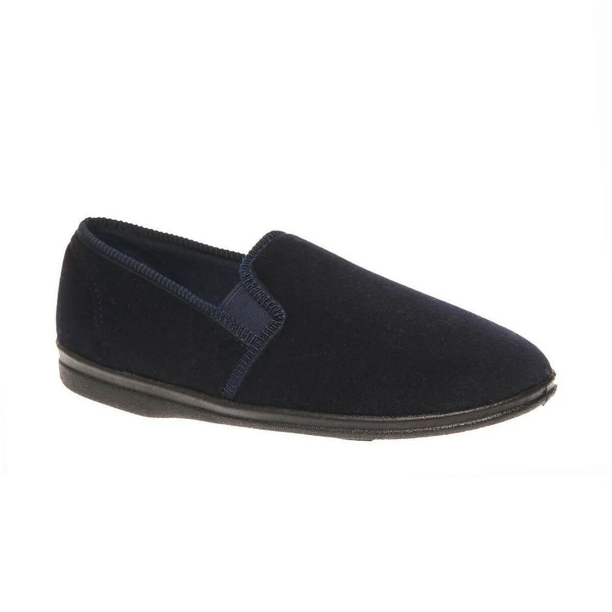 Mens Grosby Percy Slippers Navy