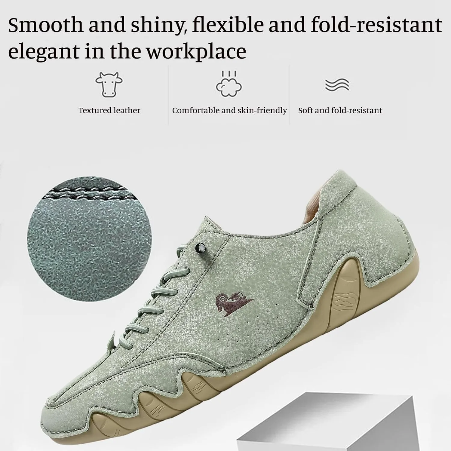 Men's Slip on Loafers Breathable Leather Shoes Driving Shoes Women's Fashion Sneakers Casual Slip On Shoe Comfort Handmade Chukka Boots Dress Walking Running Shoe Casual Lightweight Sneakers Unisex
