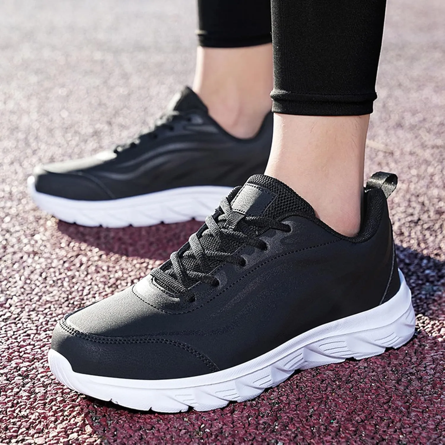Men's Walking Shoes Men Casual Shoes Men's Sneaker Lightweight Breathable Mesh Slide Shoe Leather Sneakers for Men