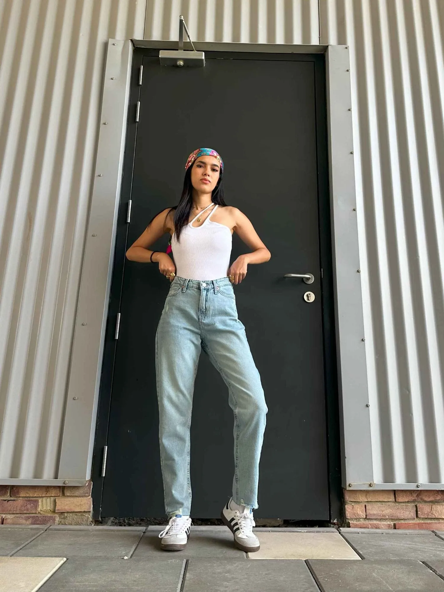 Mom Fit - Light Vintage Green