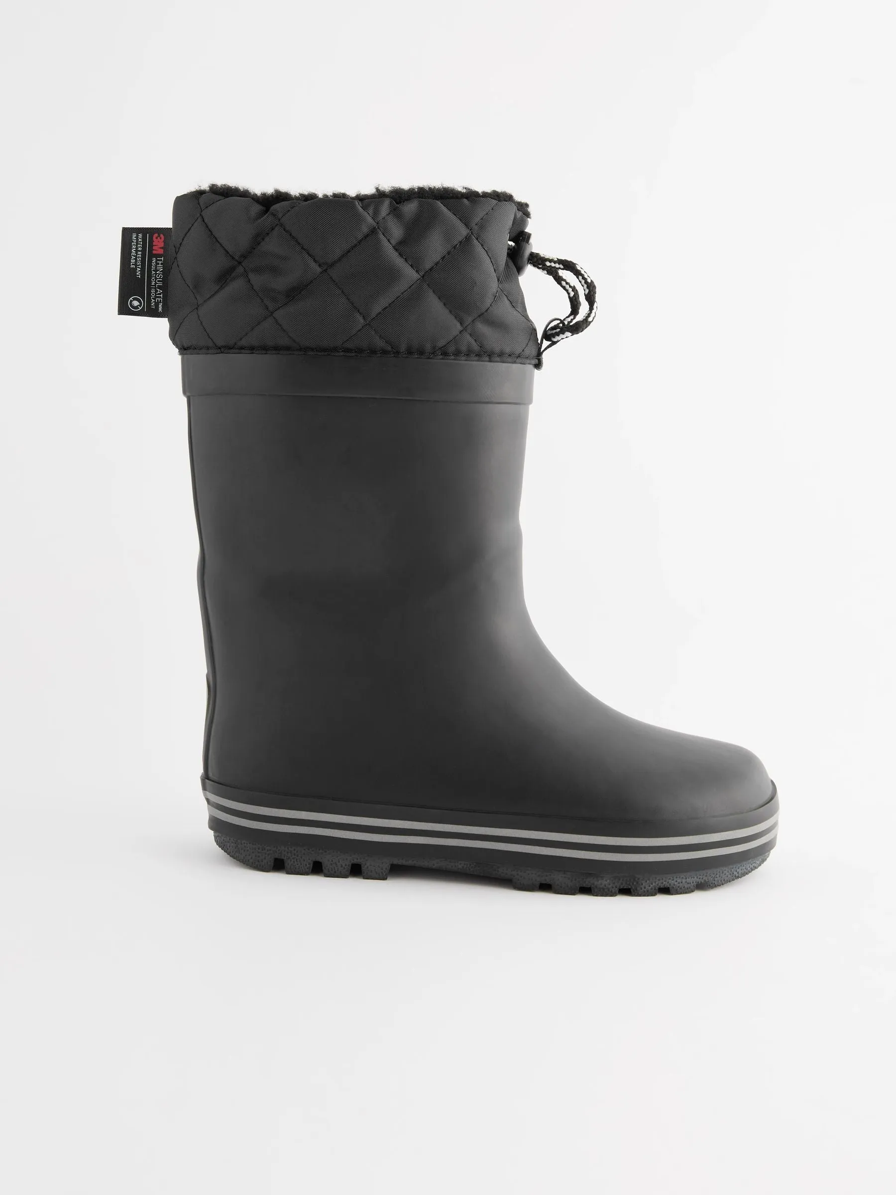 Mono Black Cuff Wellies