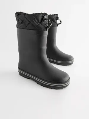 Mono Black Cuff Wellies