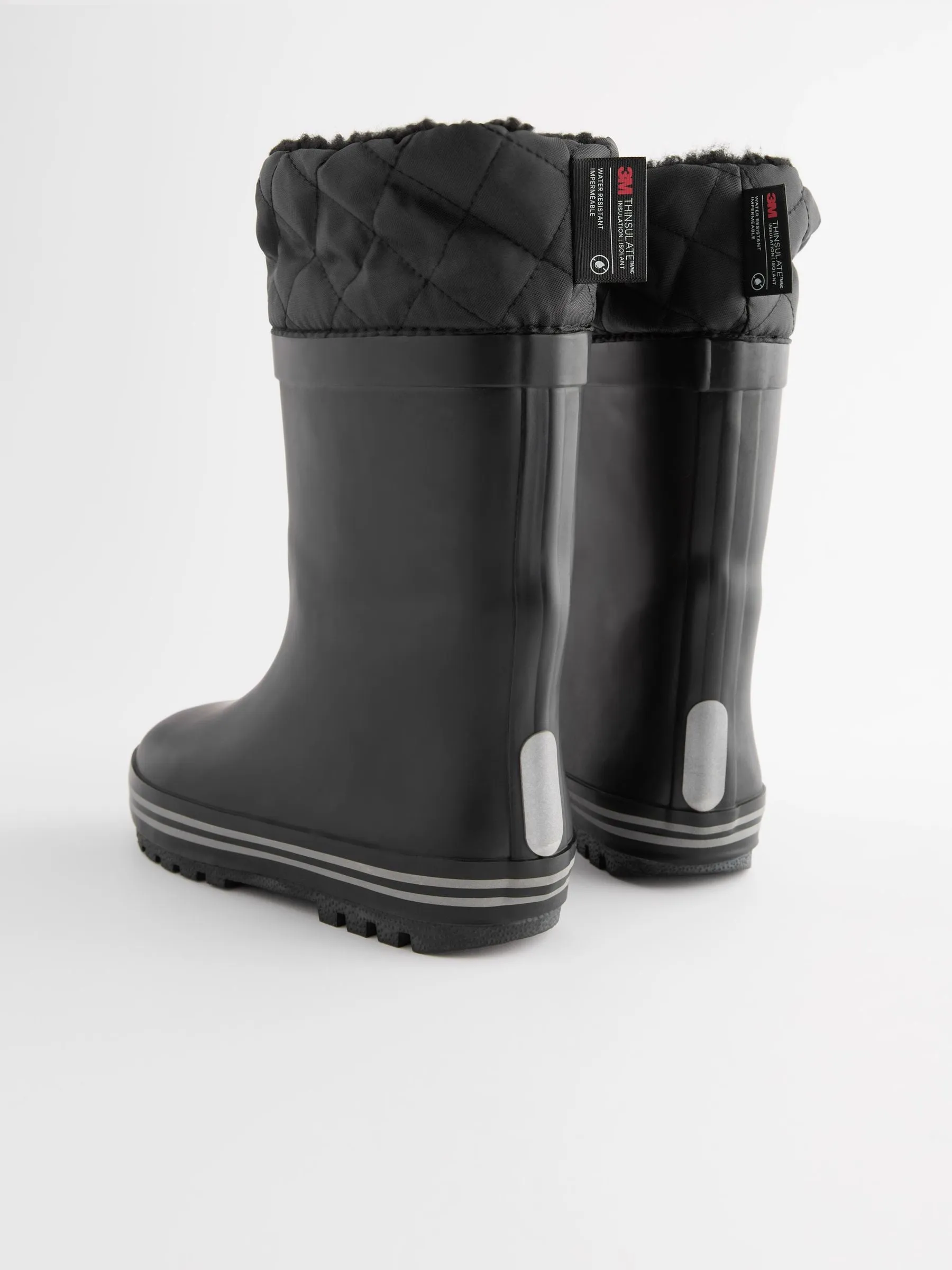 Mono Black Cuff Wellies