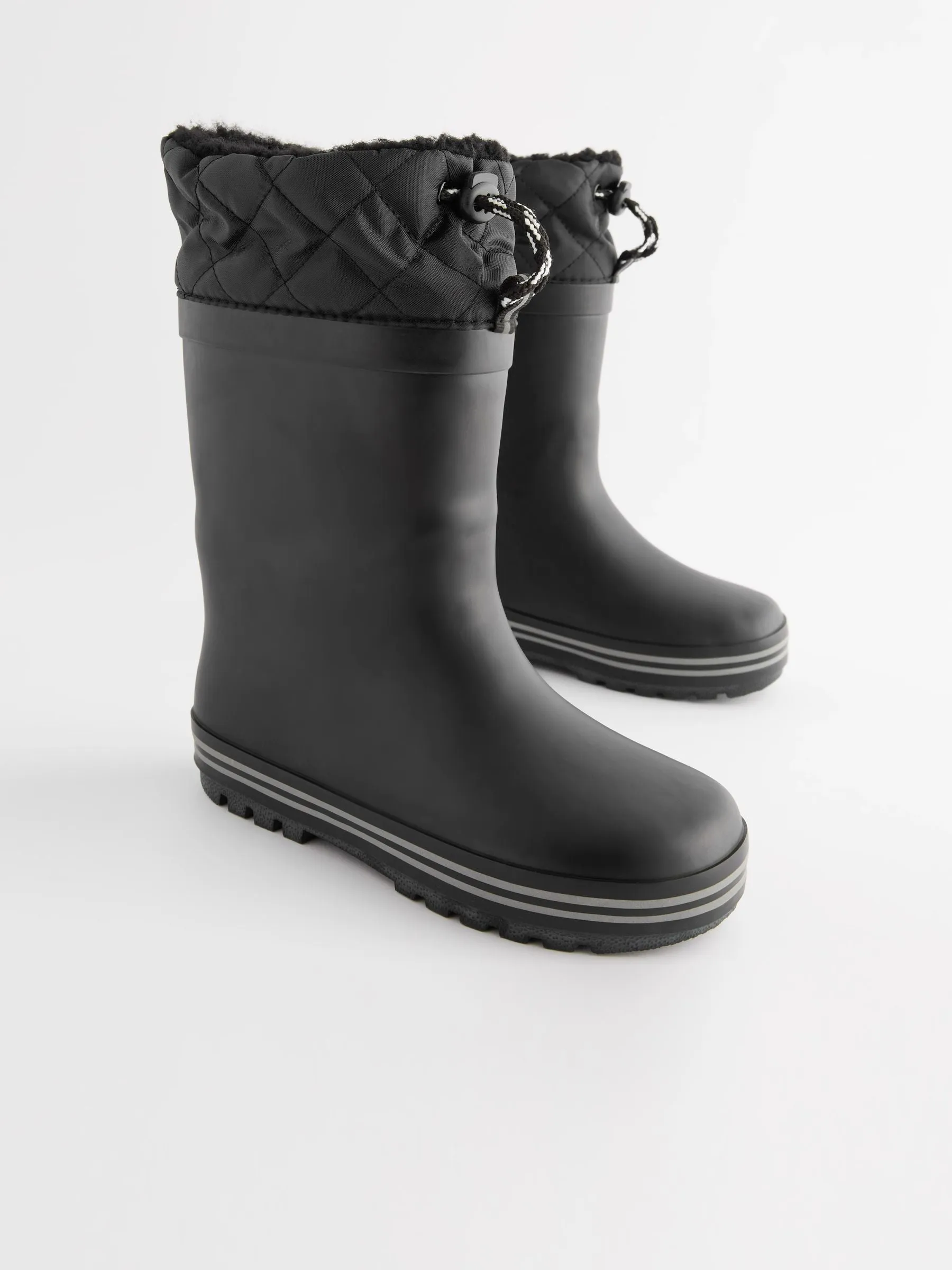 Mono Black Cuff Wellies