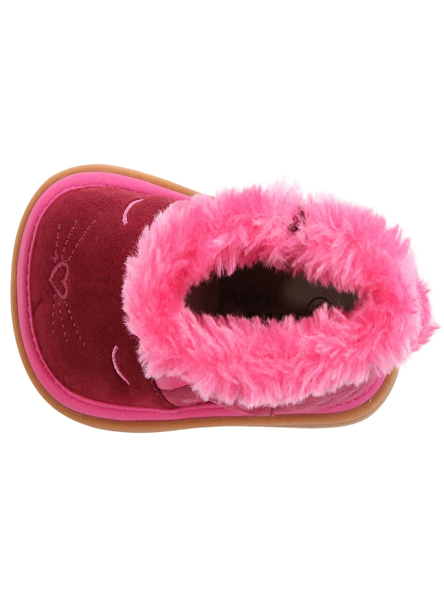 Mooshu Trainers Girls Pink Ellexi Bunny Squeaker Boots 5-9 Toddler