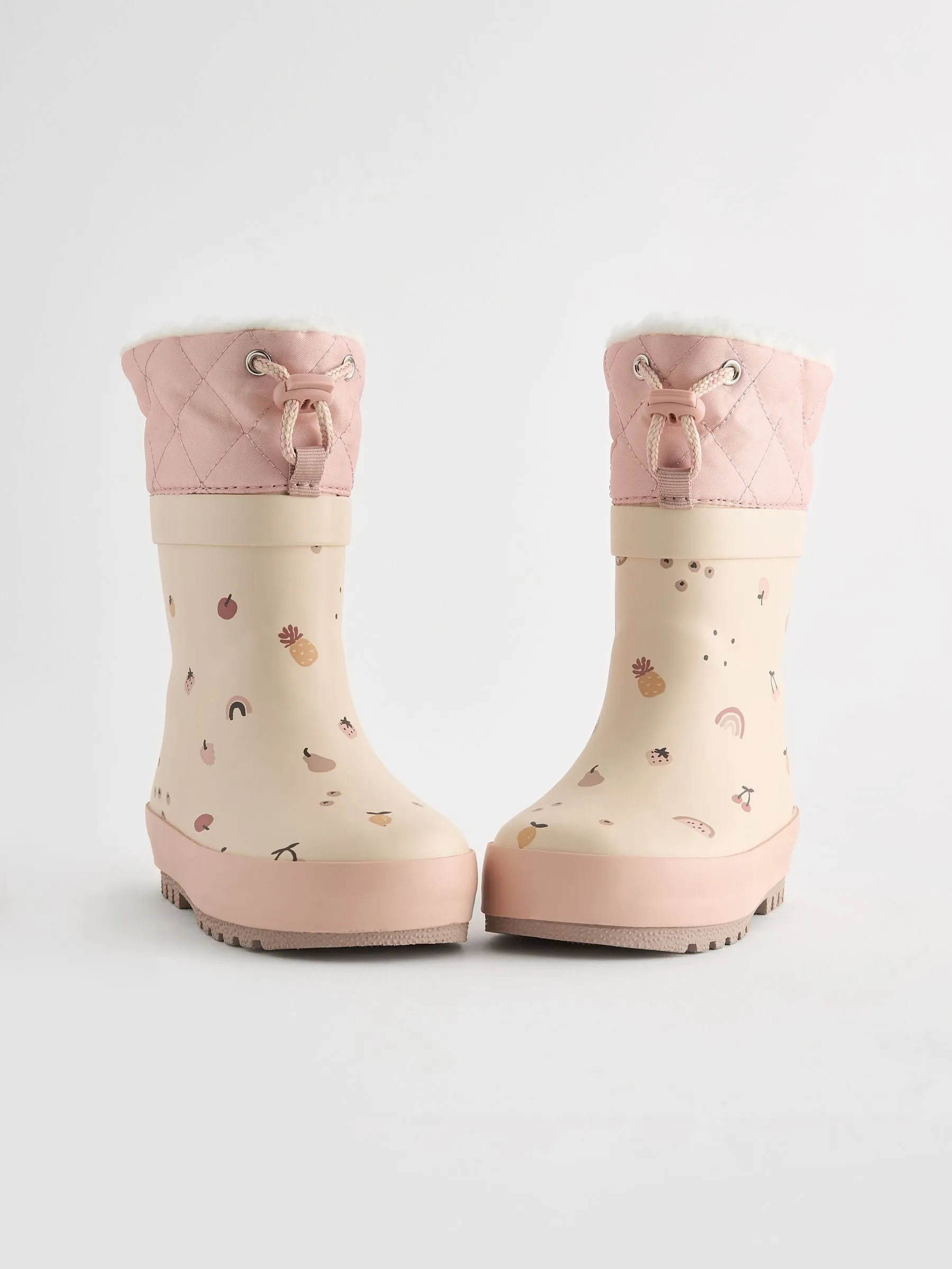 Neutral Fruit Cuff Wellies