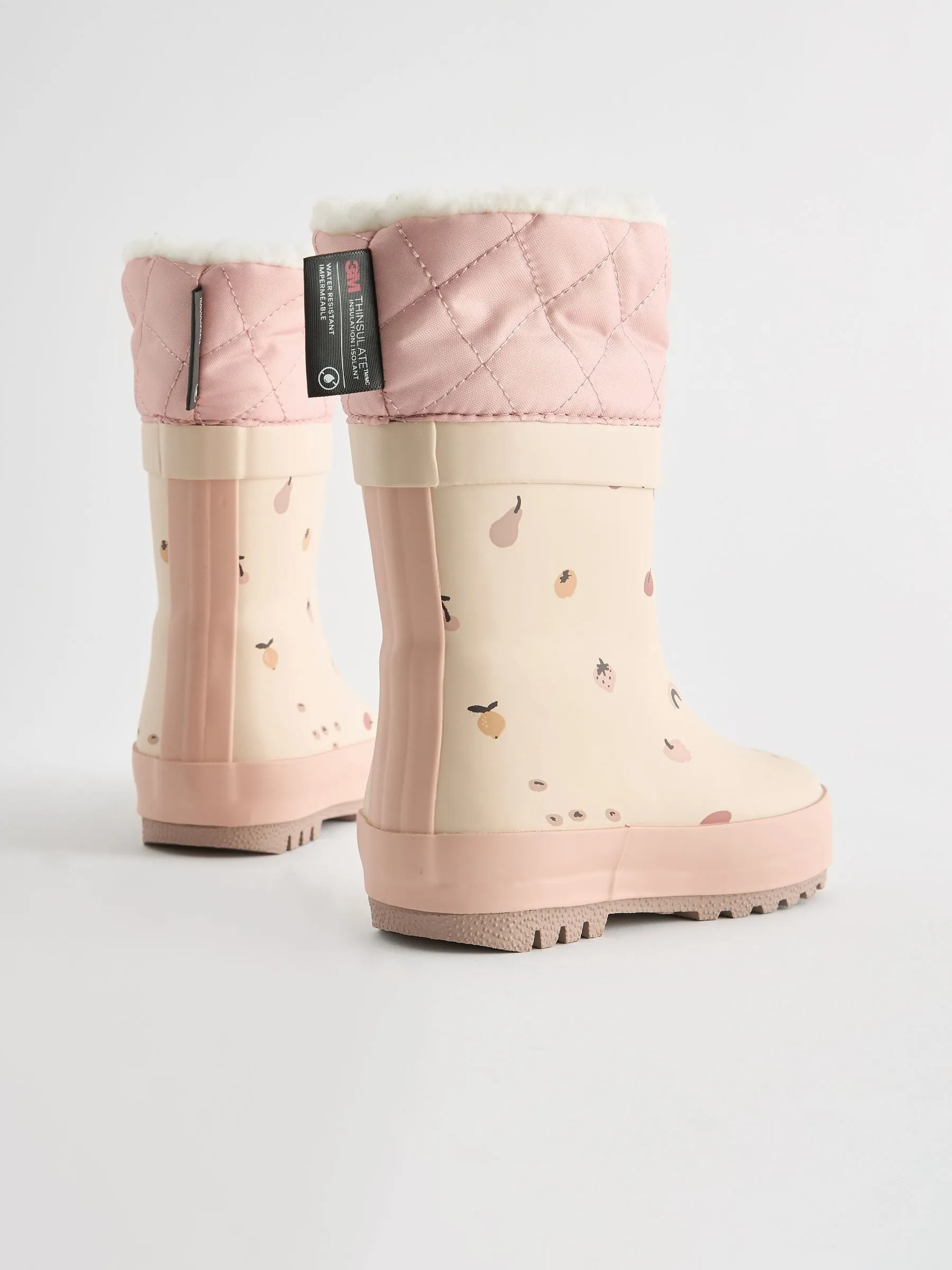 Neutral Fruit Cuff Wellies