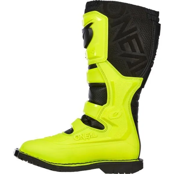 O'Neal 2025 Motocross Boots Rider Pro 2 Neon Yellow