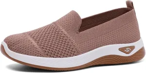 Orthopedic Shoes for Women Non-Slip Arch Support Slip on Shoes Go Walking Slip on Diabetic Foam Shoe Breathable Soft Comfort Wear Arch Support Sneakers Athletic Walking Sneaker