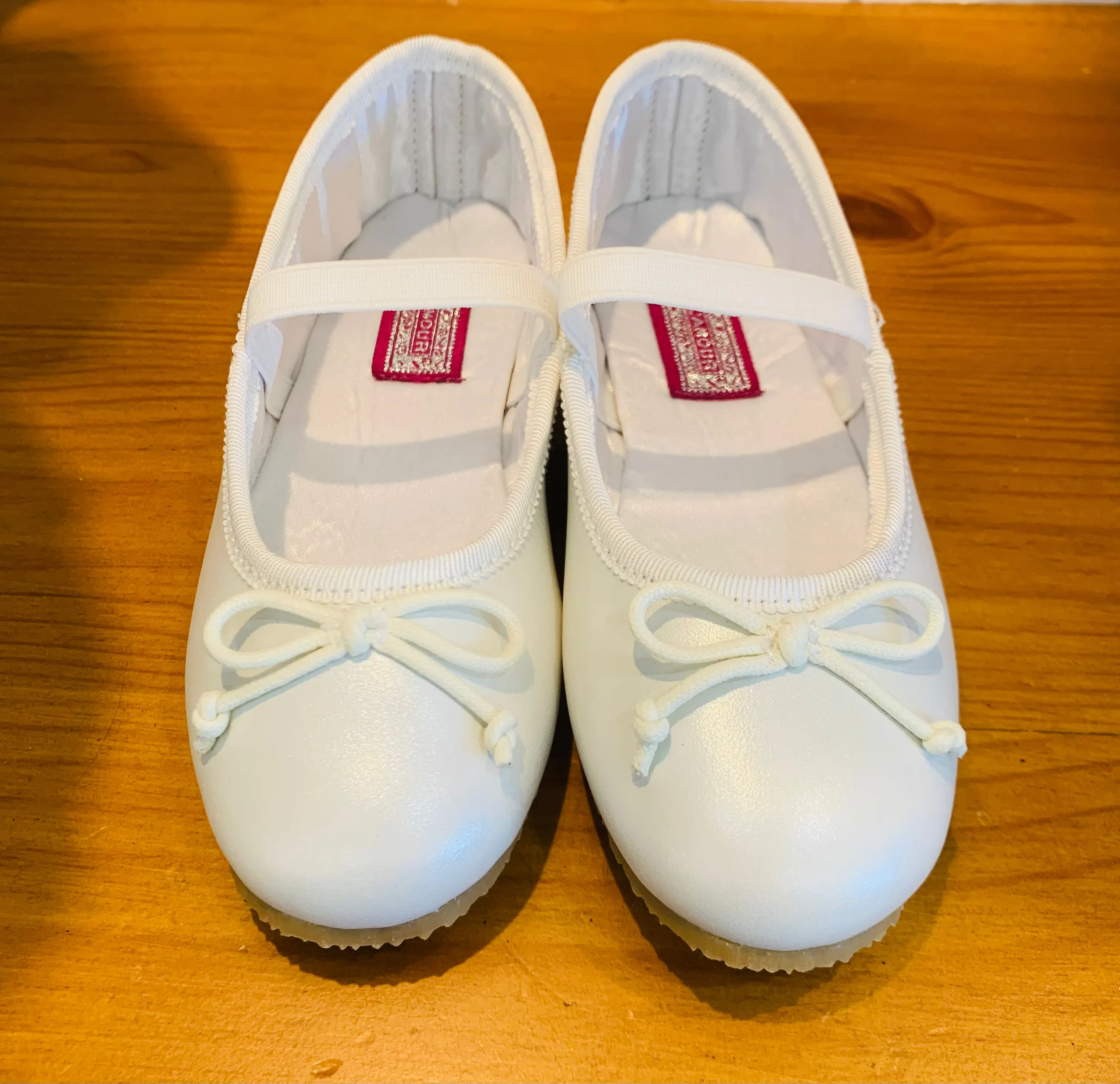Pearl White Alia Ballerina Flats