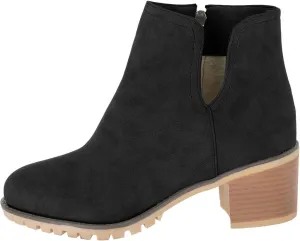 Platform Boots for Women Ankle Comfortable Booties for Women Mens Casual Boots Leather Womens Work Boot Flat Heel Closed Toe Pointed Toe Mid Heel Slip On