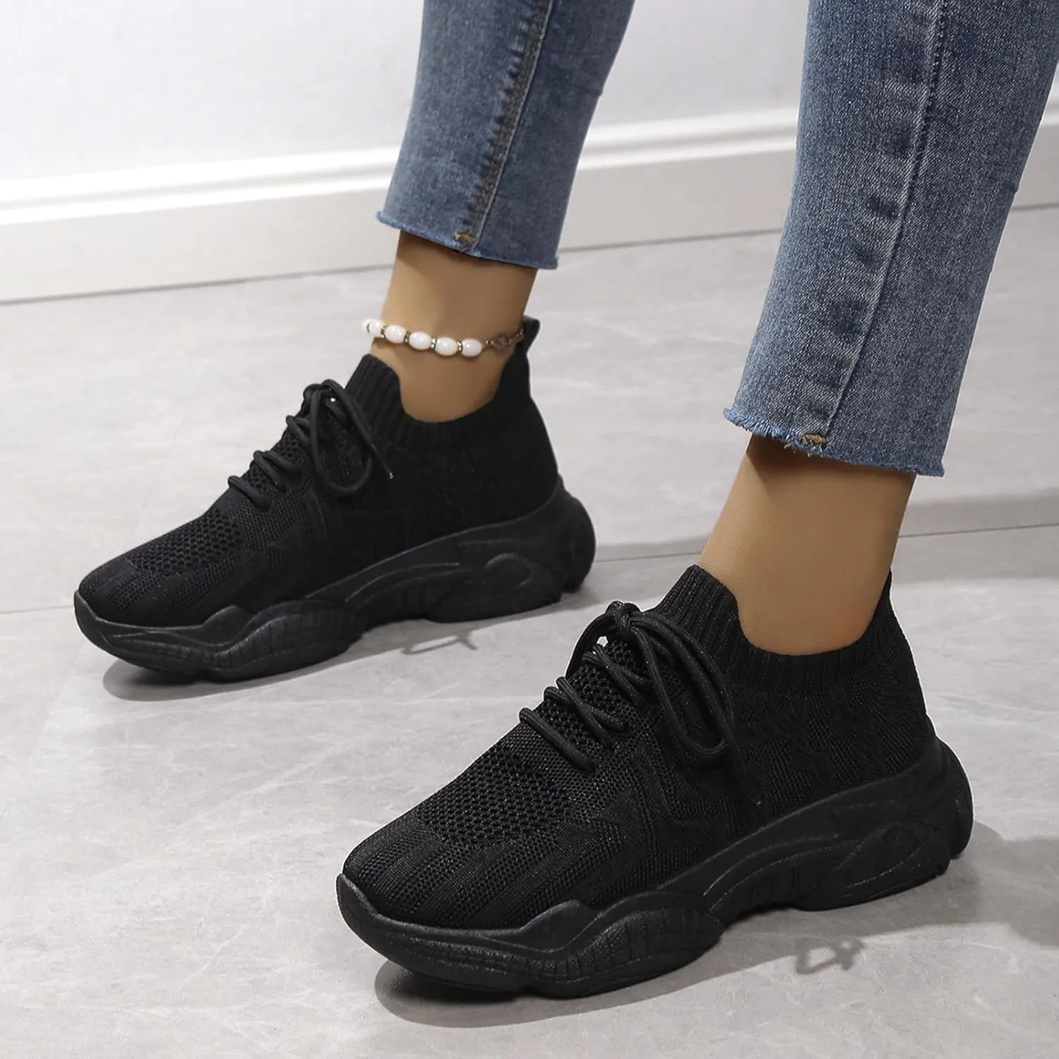 Platform Sneakers for Women Wide Width Slip On Walking Shoes Women Women's Slip On Tennis Shoes Wide Width White High Top Sneakers for Women Wide Width Zapatos Ortopedicos Para Mujer De Vestir