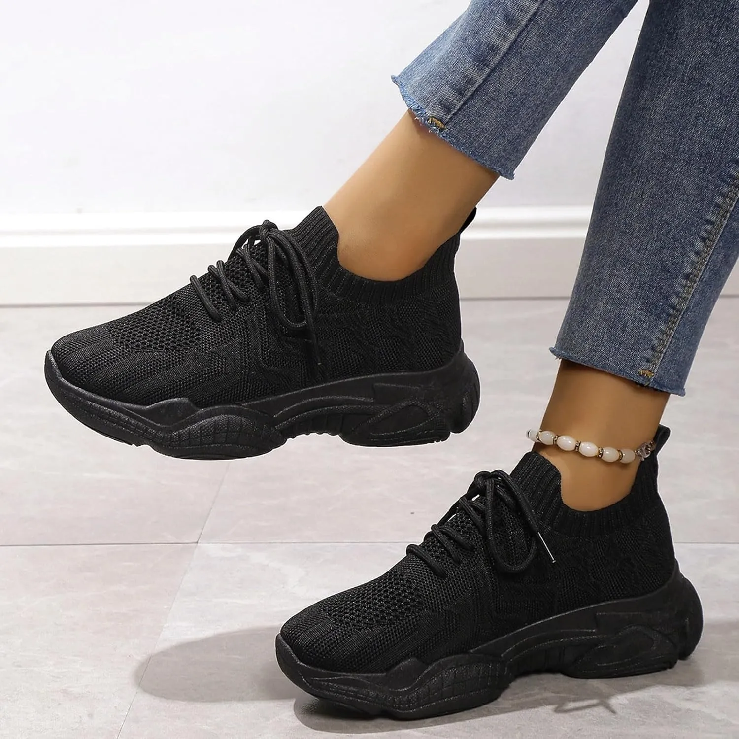 Platform Sneakers for Women Wide Width Slip On Walking Shoes Women Women's Slip On Tennis Shoes Wide Width White High Top Sneakers for Women Wide Width Zapatos Ortopedicos Para Mujer De Vestir