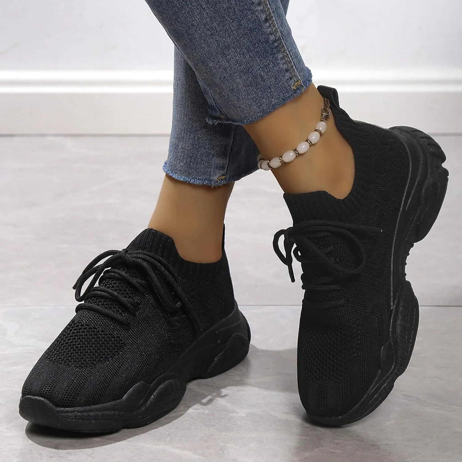 Platform Sneakers for Women Wide Width Slip On Walking Shoes Women Women's Slip On Tennis Shoes Wide Width White High Top Sneakers for Women Wide Width Zapatos Ortopedicos Para Mujer De Vestir