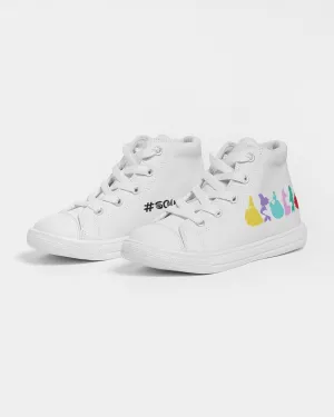 #PrincessSquad Sneakers Kids Hightop Canvas Shoe