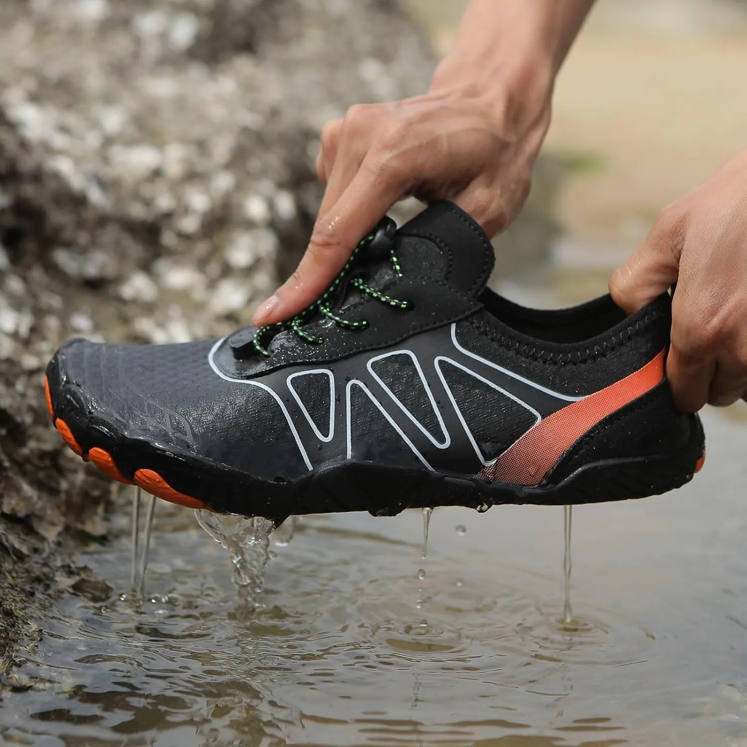 Pro Barefoot Shoes for Women Men,Wide Toe Box Barefoot Shoes Water Shoe Women,Healthy & Non-Slip Barefoot Outdoor Shoe,Waterproof Hiking Sneakers Women