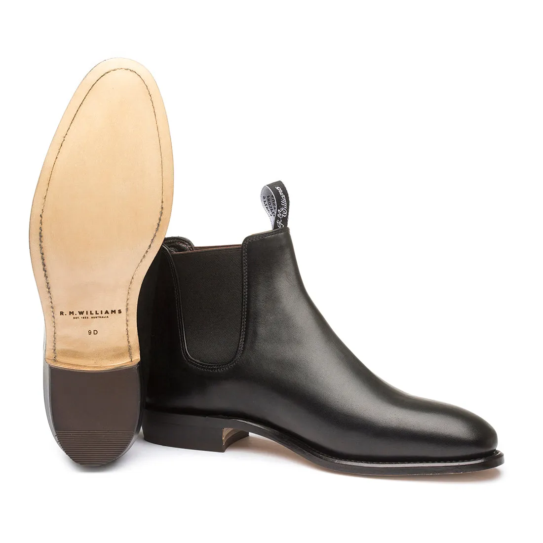 R.M.Williams Women's Yearling Adelaide Leather Sole Boots - Black
