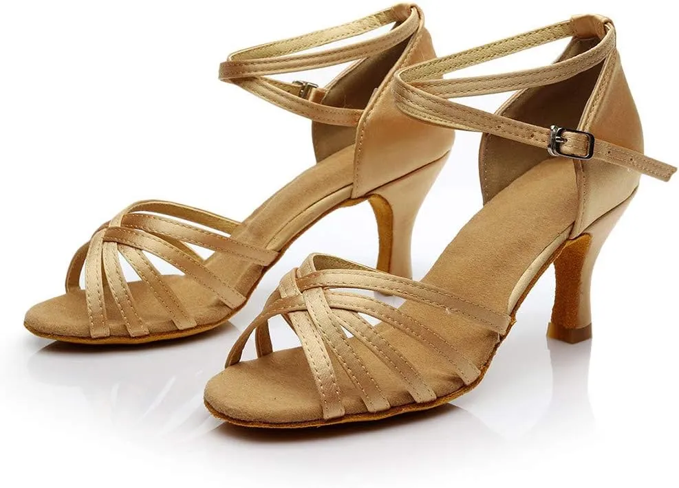 Sandals Dance Shoes Ballroom Latin Women's Color Fashion Prom Women's Sandals