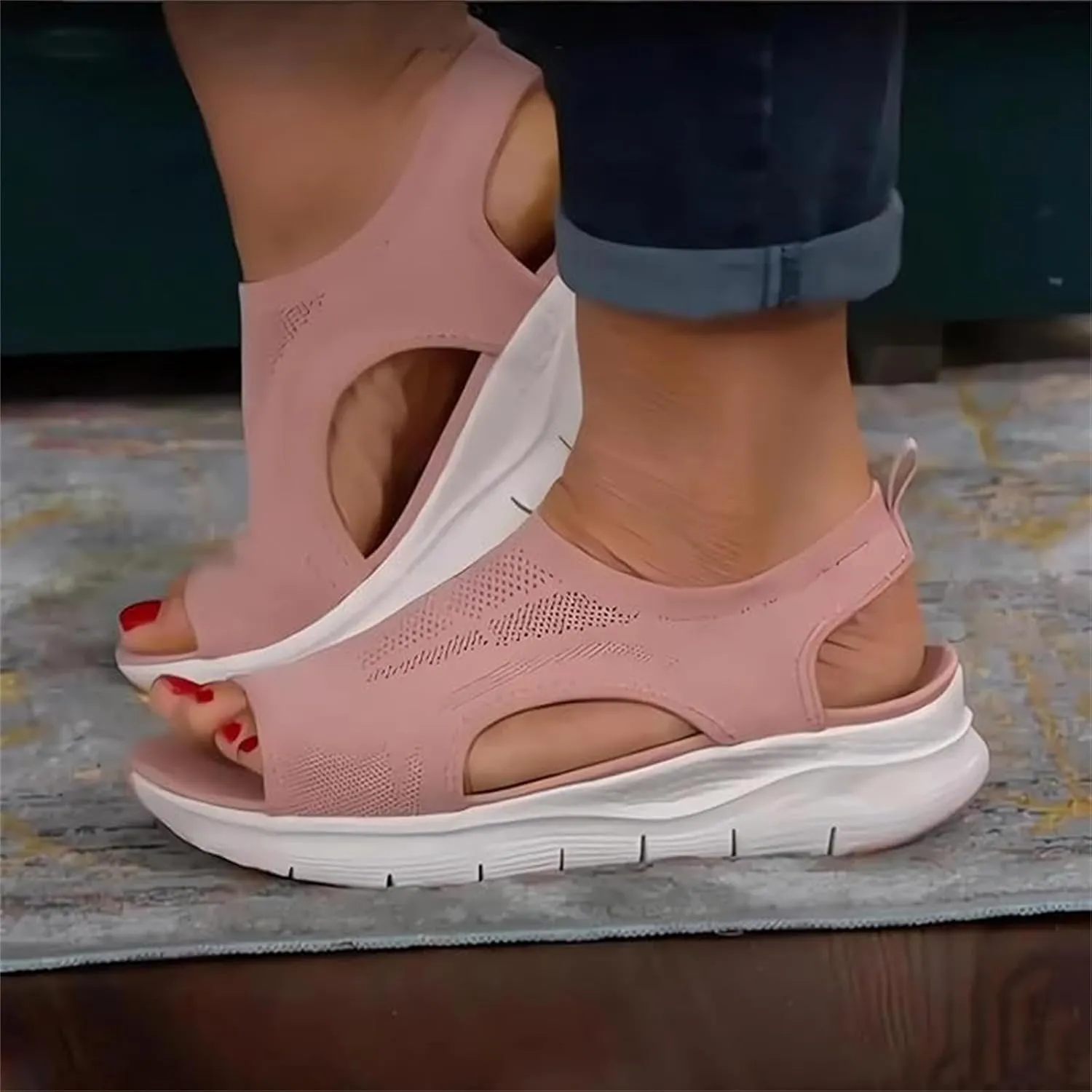 Sandals Women Comfortable Arch Support Orthopedic Sandals Flip Flops Soft Summer Beach Shoes Dressy Orthotic Slides