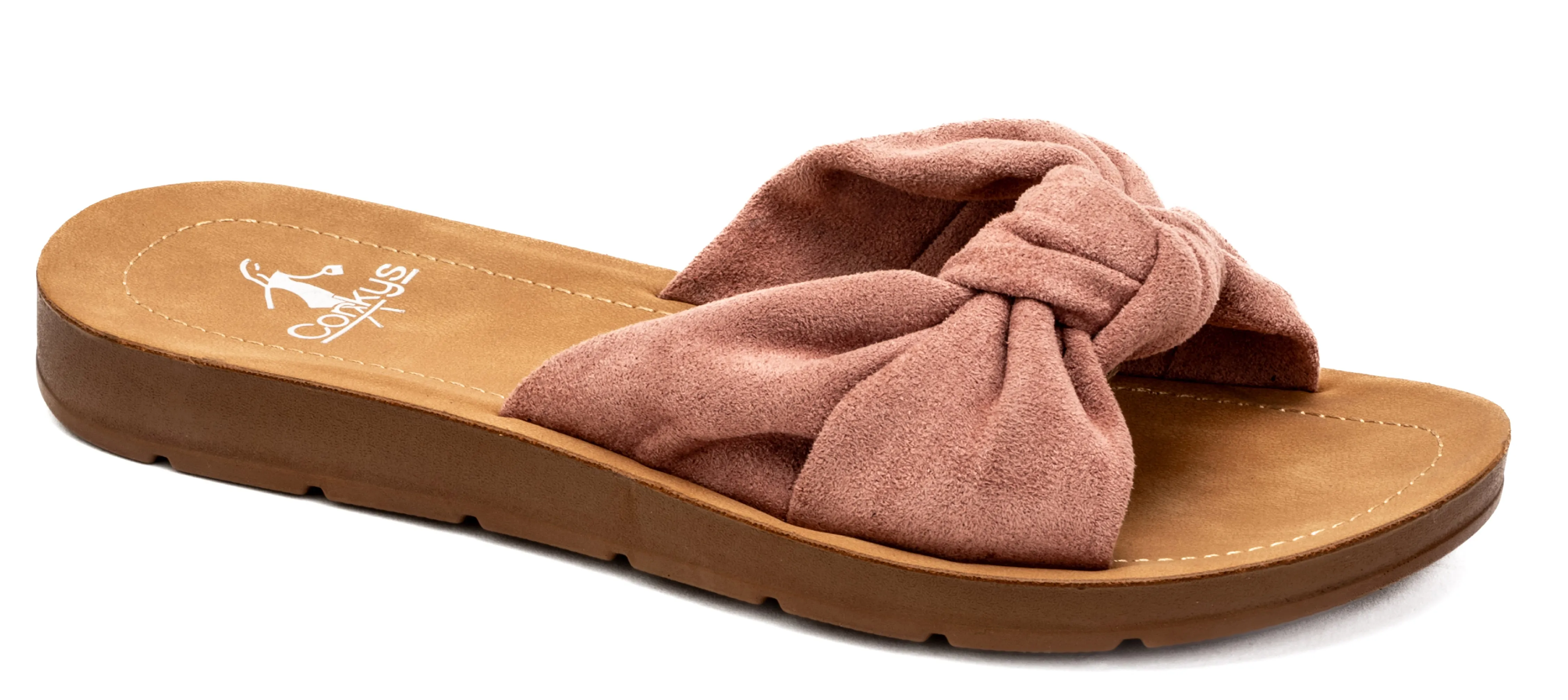 Sea La Vie Knot Open Toe Sandals Blush - ONLINE ONLY