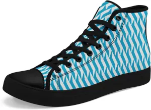 Spring Summer High Top Canvas Sneakers for Boys Girls, Breathable Lightweight Comfortable Rubber Sole Casual Outdoor Shoes