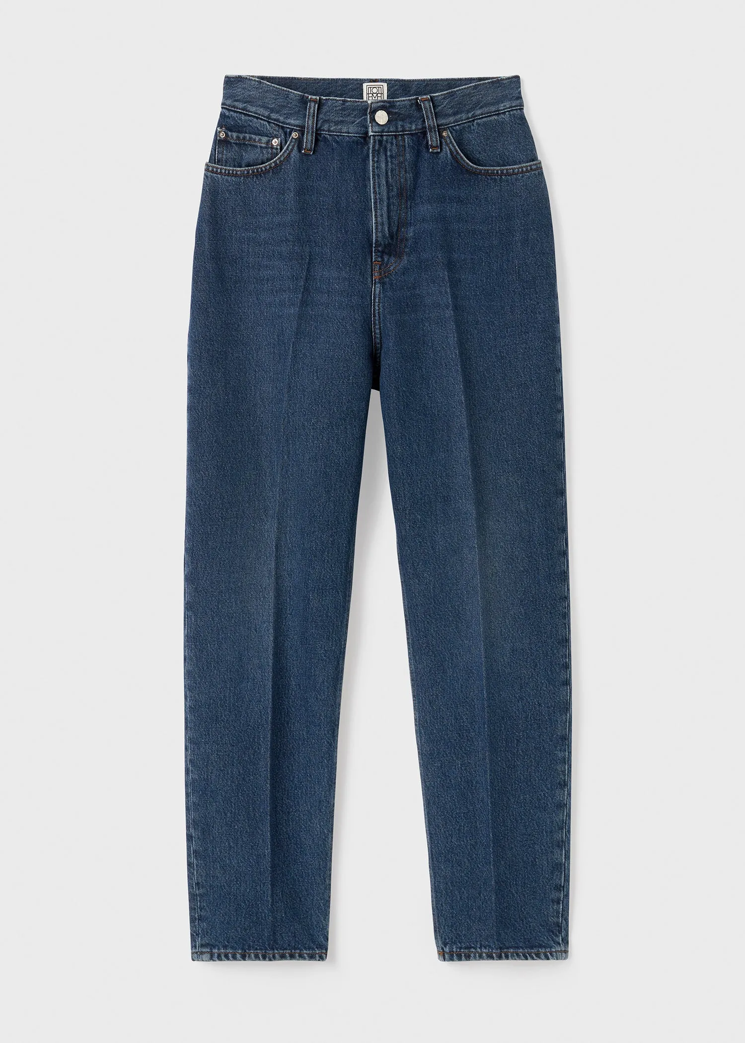 Tapered leg denim dark blue