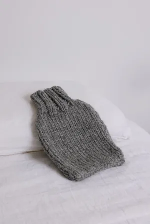 The Hot Water Bottle Cover  - Grey