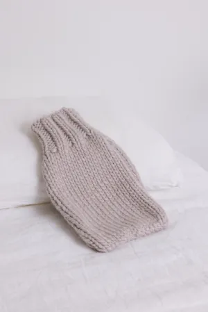 The Hot Water Bottle Cover  - Light Grey