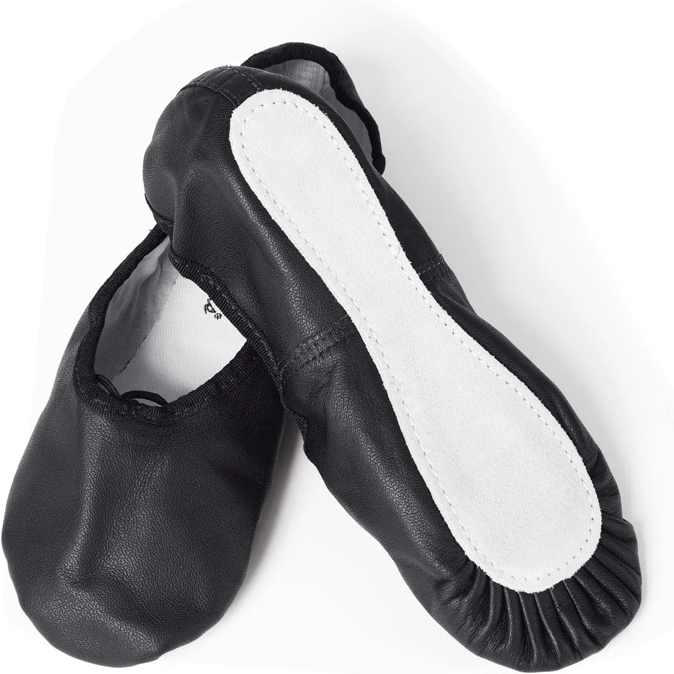 Theatricals Girls Beginner Leather Full Sole Ballet Shoes