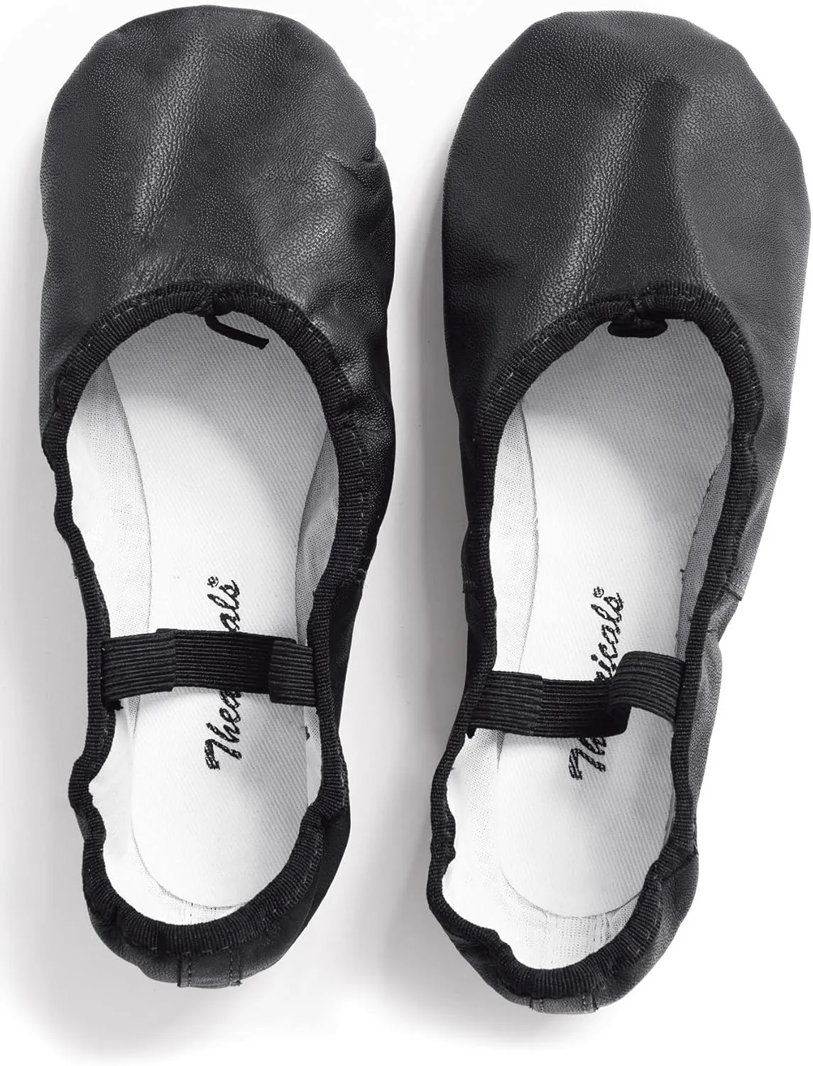Theatricals Girls Beginner Leather Full Sole Ballet Shoes