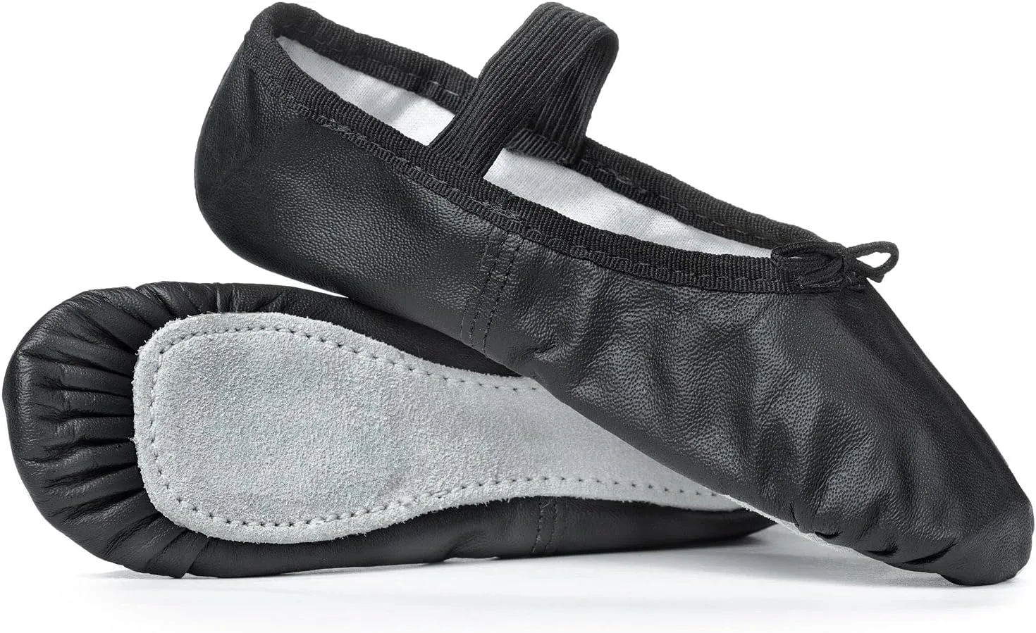Theatricals Girls Beginner Leather Full Sole Ballet Shoes