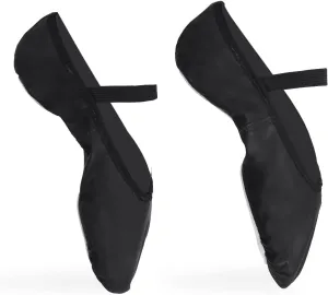 Theatricals Girls Beginner Leather Full Sole Ballet Shoes