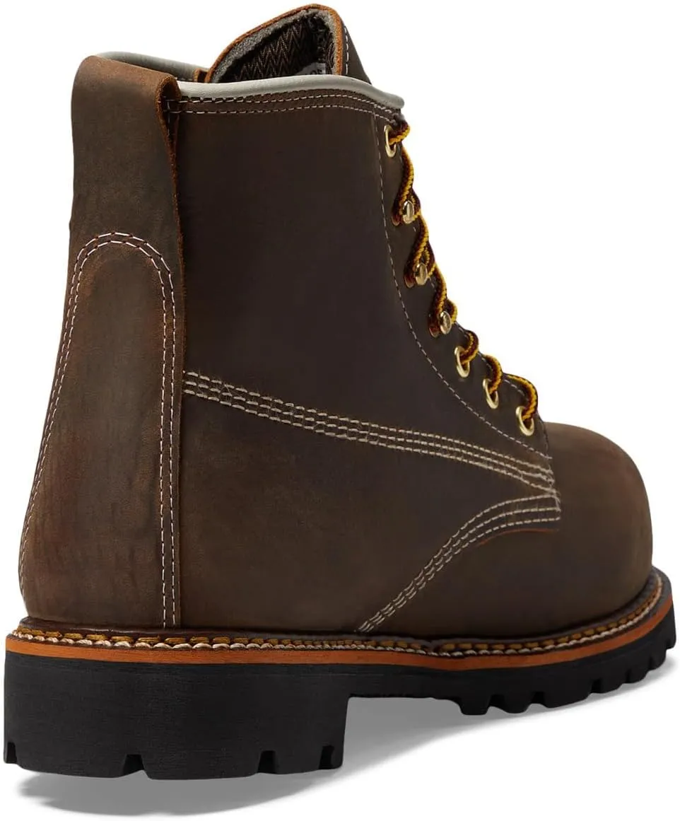 Thorogood Men's American Heritage 6" Waterproof Safety Toe Hiking Shoes/Boots