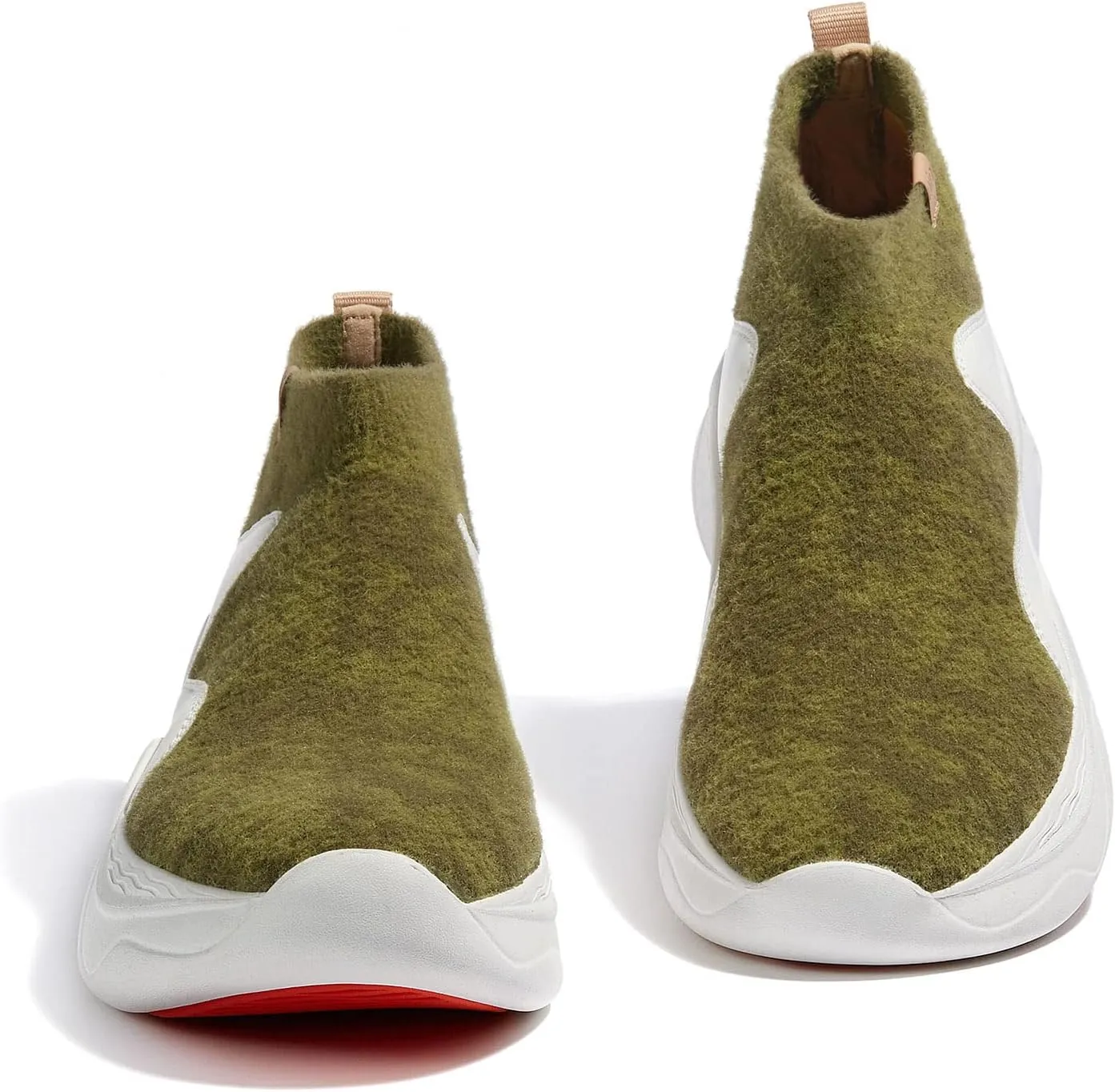 UIN Women's High Top Knitted Chunky Sneakers Casual Lightweight Comfort Dad Shoes Palma 