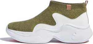 UIN Women's High Top Knitted Chunky Sneakers Casual Lightweight Comfort Dad Shoes Palma 