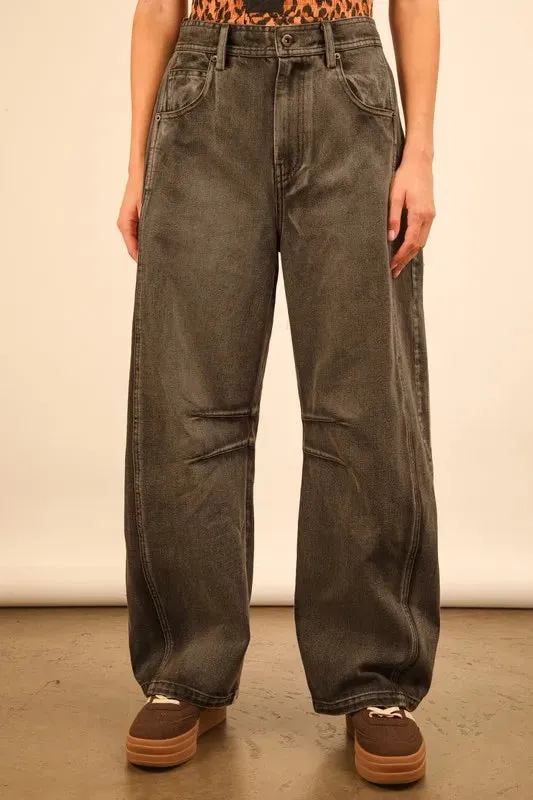 VERY J Wide Leg Comfy Jeans