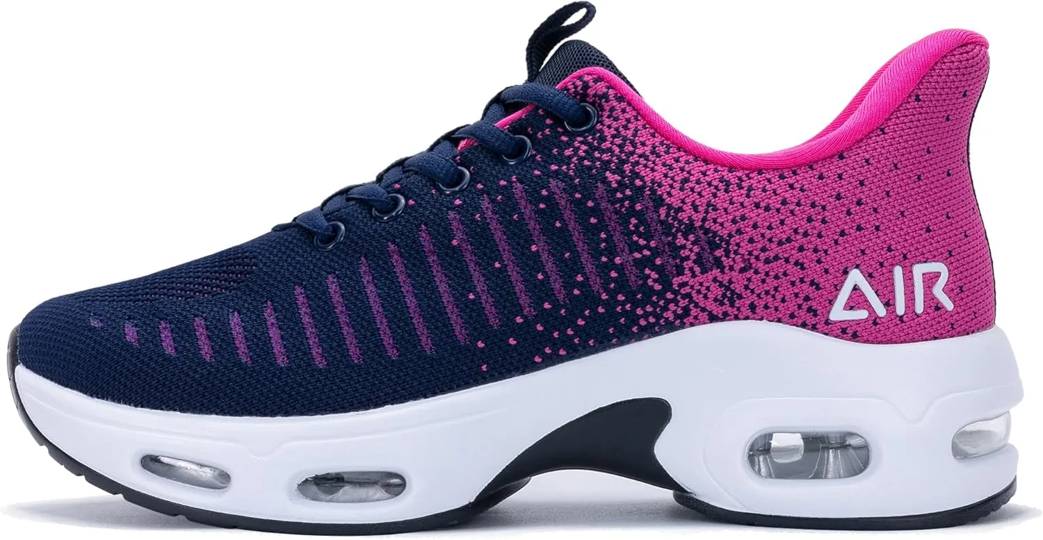 Women Air Slip on Walking Shoes Comfortable Tennis Sneakers Runnig Gym Athletic Workout Jogging Footwear US 6-11