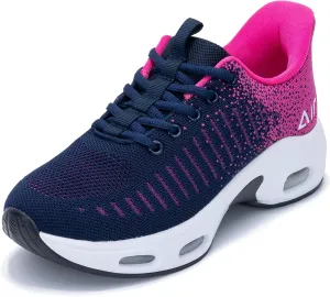Women Air Slip on Walking Shoes Comfortable Tennis Sneakers Runnig Gym Athletic Workout Jogging Footwear US 6-11