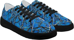 Women Classic Fashion Sneakers Lace Up Low Top Canvas Casual Sneakers Lightweight Breathable Comfort Wide Toe Shoes