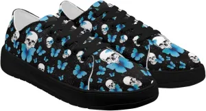 Women Classic Fashion Sneakers Lace Up Low Top Canvas Casual Sneakers Lightweight Breathable Comfort Wide Toe Shoes