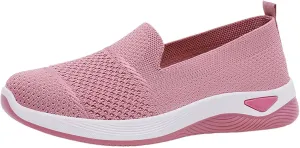 Women Orthopedic Shoes Breathable Soft Mesh Go Walking Shoes Lightweight Slip on Memory Foam Athletic Tennis Sneakers