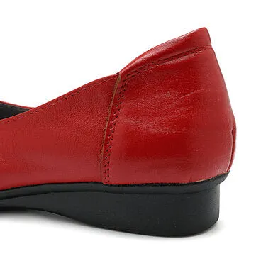 Women Shoes Leaf Comfortable Causal Slip On Flats