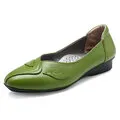 Women Shoes Leaf Comfortable Causal Slip On Flats
