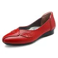 Women Shoes Leaf Comfortable Causal Slip On Flats