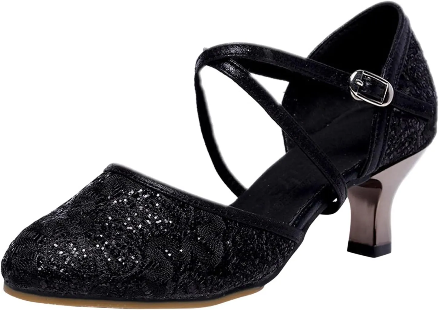 Women's Dance Sandals Color Fashion Sequins Prom Ballroom Latin Dance Shoes Sandals Sports Women Sandals