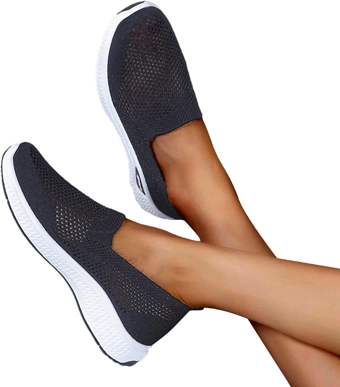 Women's Tennis Shoes Women Running Shoes Women's Slip on Walking Running Shoes Casual Fashion Comfort Sport Shoes