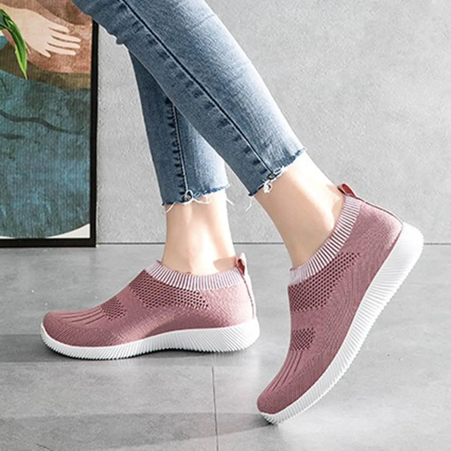 Women's Walking Sneakers Tennis Shoes Women Running Shoes Womens Walking Shoes Lightweight Breathable Running Sneakers